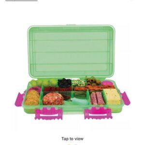 Subsafe Charcuterie Seafoam Green and Hot Pink Food Storage Set